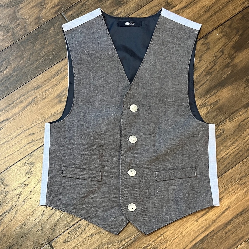Nautica Gray Vest Sz 7